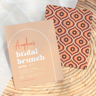 Budget Mid Modern Retro Arch Brunch Bridal Shower