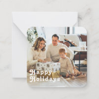 Budget MINI Personalized Photo and Text Christmas