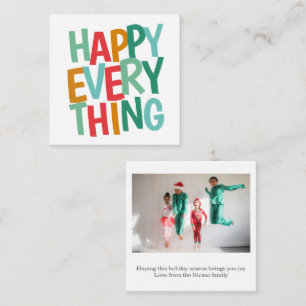 Budget MINI Personalized Photo Christmas Card