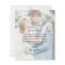 Budget Minimal Script Photo Wedding Thank You Card