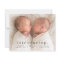 Budget Minimal Twin Photo Birth Announcement