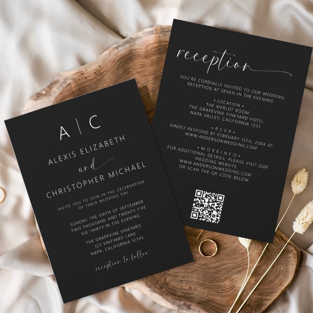 Budget Minimalist All In One Wedding QR Code (Creator Uploaded)