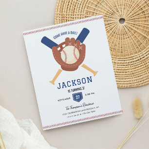 BUDGET Minimalist Baseball Batter Up Birthday