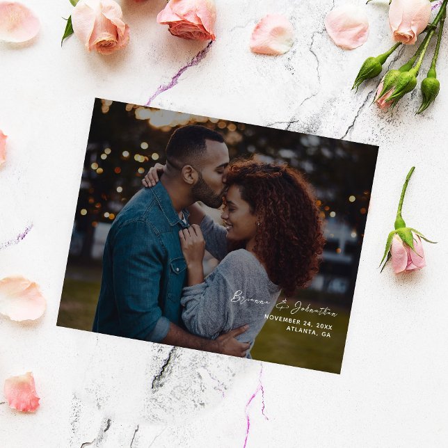 Budget Minimalist Chic Photo H Save the Date 2B Flyer (Creator Uploaded)