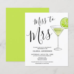 Budget Miss to Mrs Bridal Shower Invitation