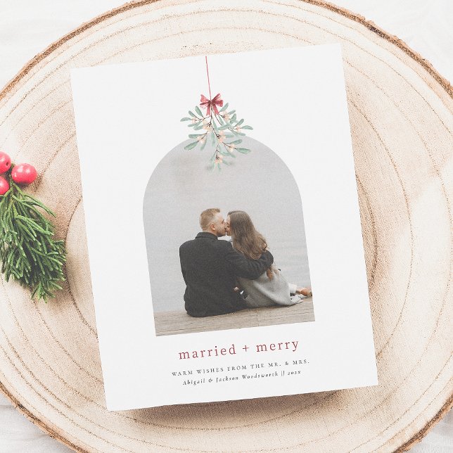 Budget Mistletoe Minimalist Arch Photo Christmas (Creator Uploaded)