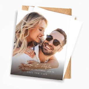 Budget MOD Calligraphy Photo Vertical Save the Dat