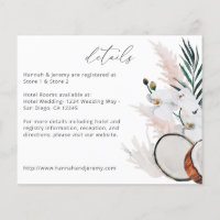 Budget MOD Coconut Coral & White Floral Details