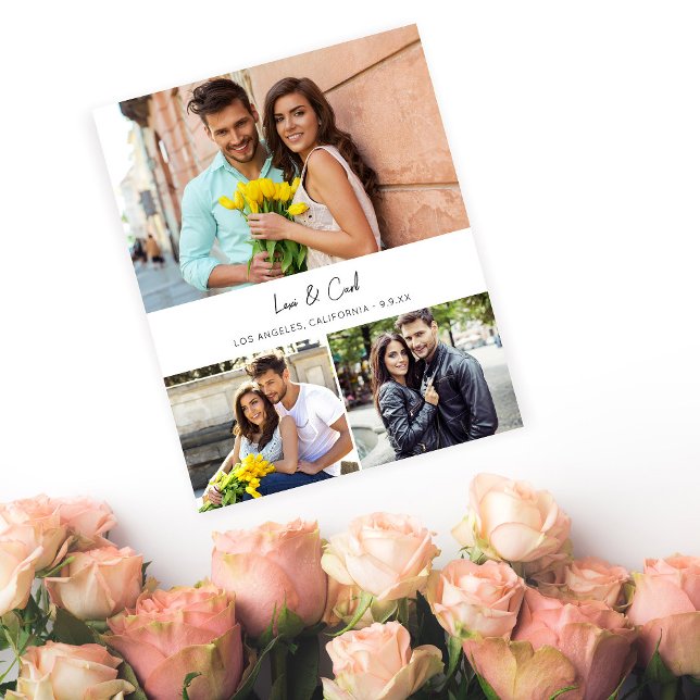 Budget MOD Para Photo Trio H Save the Date Flyer (Creator Uploaded)