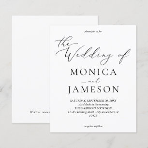 Budget Modern Calligraphy V2 Wedding