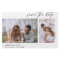 Budget Modern Chic Two Photo Save the Date