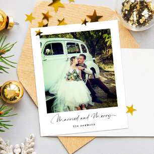 Budget Modern Christmas   Married and Merry Flyer