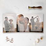 Budget Modern Multi Photo RSVP Details Wedding  Tri-Fold Invitation<br><div class="desc">Budget Modern Multi Photo RSVP Details Wedding Tri-Fold Invitation</div>