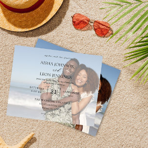 Budget Modern Photo 5 Horizontal Wedding Flyer
