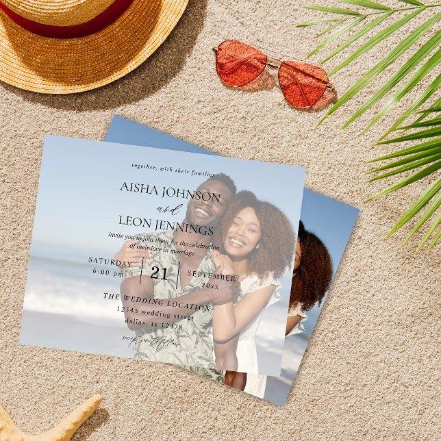 Budget Modern Photo 5 Horizontal Wedding Flyer (Creator Uploaded)