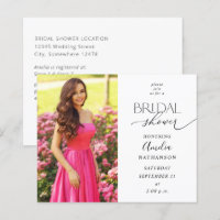 Budget Modern Photo Bridal Shower
