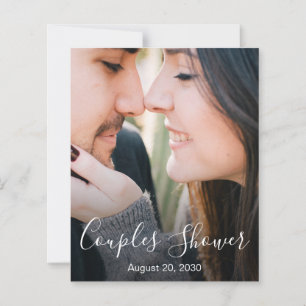 Budget Modern Photo Script Couples Shower 