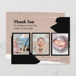 BUDGET Modern Thank You Photo Collage ANY EVENT
