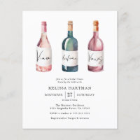 Budget Modern Vino Before Vows Bridal Shower