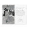 Budget Modern Wedding Photo Thank You Card