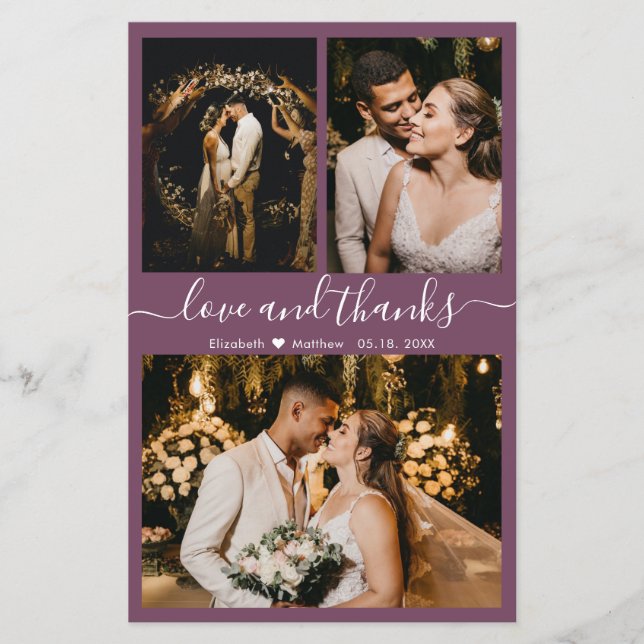 Budget Moderne Script Mariage photo Carte de remer (Devant)