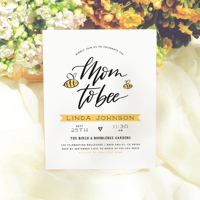 Budget Mom To Bee Cute Gender Neutral Baby Shower (Creator Uploaded)