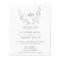Budget Monogram Floral Wedding Invitation Flyer