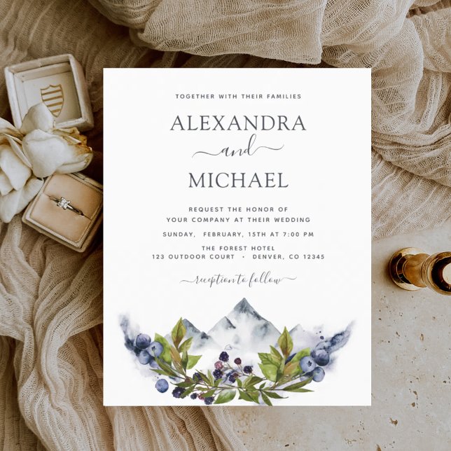 Budget Mountain Rustic Greenery Wedding (Creator Uploaded)
