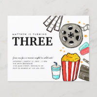 Budget Movie Night Cinema Watch Party Kid Birthday