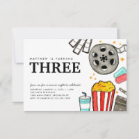 Budget Movie Night Cinema Watch Party Kid Birthday