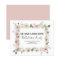 Budget Moving Announcement Dusty Pink Floral