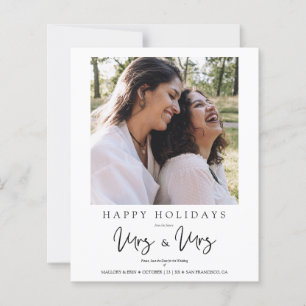 Budget MRS & MRS Christmas Wedding LGBT Lesbian
