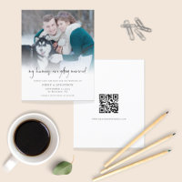 Budget My Humans Pet Qr Code Photo Save Date