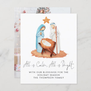 Budget Nativity Scene All Is Calm Photo