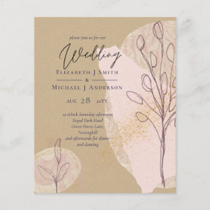BUDGET Natural Earth Rustic Woodland Fall Wedding