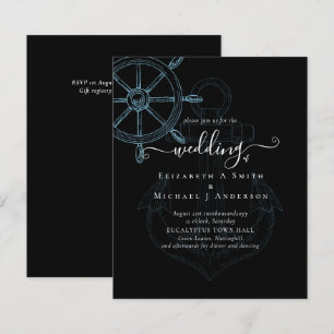 BUDGET  Nautical Ships Wheel Wedding