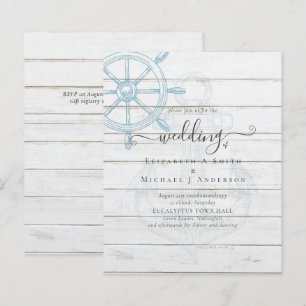 BUDGET  Nautical Ships Wheel Wedding