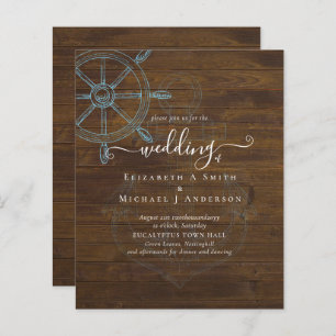 BUDGET Nautical Ships Wheel Wedding