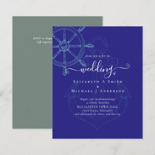 BUDGET  Nautical Ships Wheel Wedding