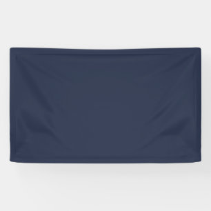 BUDGET Navy Blue Monochrome WEDDING Banner