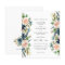 Budget Navy, Dusty Blue & Pink Floral 1 Wedding