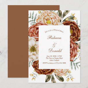  Budget Neutral Boho Terracotta Invitation