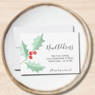 Budget New Address Holly Moving Announcement 