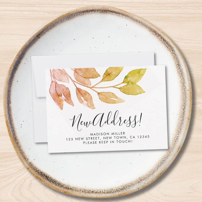  Budget New Address Moving Announcement Card (Creator Uploaded)