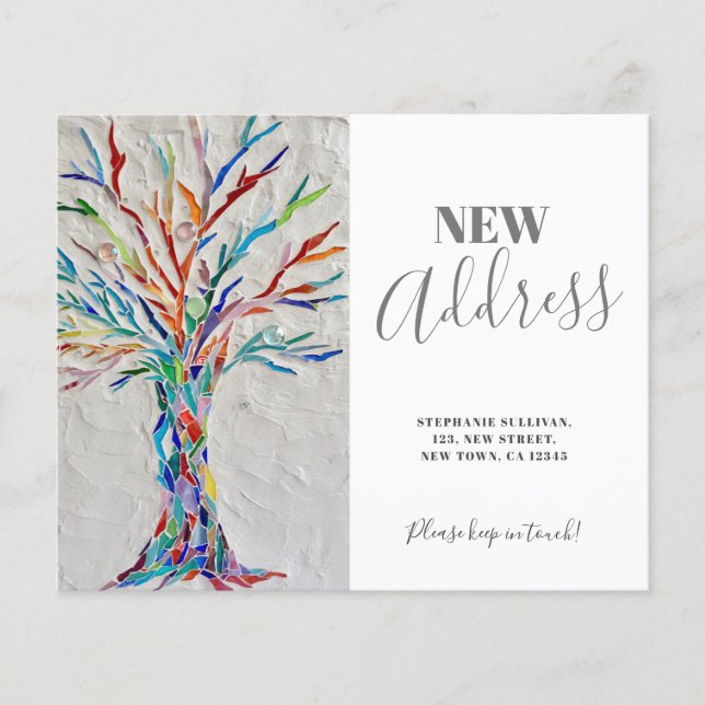 Budget New Address Moving Announcement Card (Front)