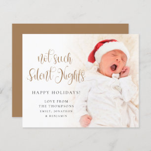 BUDGET Not Such Silent Nights Baby Script Photo