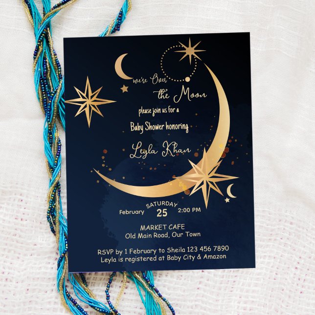 Budget Over the Moon starry night Baby Shower (Creator Uploaded)