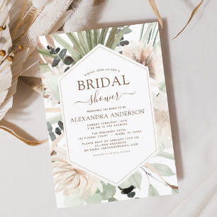Budget Pampas Grass Bridal Shower Boho Eucalyptus