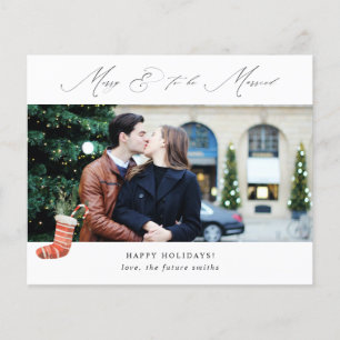 Budget Pano Merry & To Be Married w Stocking Photo Flyer