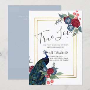 BUDGET  Peacock Blue Burgundy Winter Fall Wedding